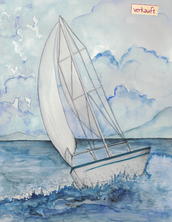 Segelboot Aquarelle verkauft